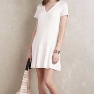 Anthropologie | Dolan Left Coast Collection White Tshirt Fit and Flare Dress